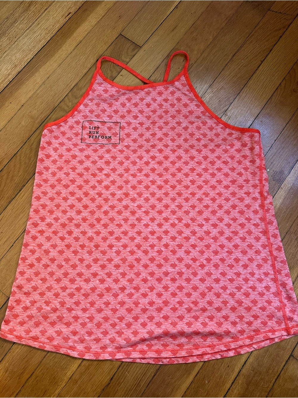 Performance Pink Athletic Tank Top - Lift Run Perform